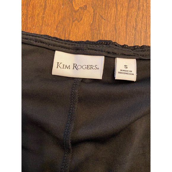 Kim Rogers Black Lace Top Women's S goth - Picture 5 of 7
